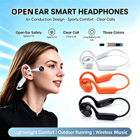 Nouveaux écouteurs à conduction osseuse intelligents E12 AI avec traduction, caméra 8MP, assistant vocal 8 Go, suppression du bruit, écouteurs sportifs