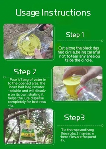 ถุงดักแมลง NewFly ประสิทธิภาพสูง เป็นมิตรกับสิ่งแวดล้อม ใช้แล้วทิ้ง ใช้ได้หลายพื้นที่ ขายส่งจำนวนมาก ราคาประหยัด สำหรับบ้านและร้านอาหาร - Product Image 2