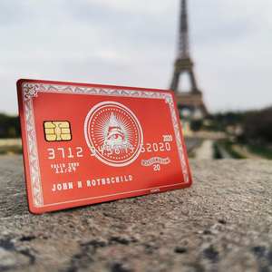 4442 ग्रेजर प्रिंटिंग क्रेडिट कार्ड 24k सोना और गुलाब सोना और काला धातु शिल्प हेको चुंबकीय पट्टी और हस्ताक्षर पट्टी - Product Image 5