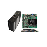 Industrial más pequeño mini pc mini ITX DDR4 placa base i5 8gen doble Lan mini terminal PC wifi