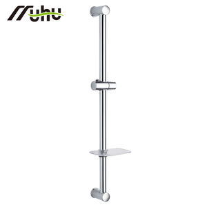 Accessoire de <span class=keywords><strong>douche</strong></span> de salle de bain moderne économique et durable en acier inoxydable SS304/201, <span class=keywords><strong>barre</strong></span> de <span class=keywords><strong>douche</strong></span> coulissante réglable avec porte-savon en ABS - Product Image 4