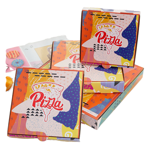 Caja Rígida de Cartón para Pizza, Materiales Reciclados Ecológicos de Primera Calidad, Empaque para Llevar y Entrega para Restaurantes de Servicio Rápido - Product Image 1