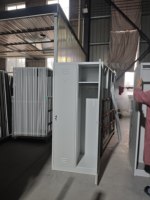 Design d'Armoire en Acier Usine de Luoyang / Almirah Métallique à Double Porte Meuble de Chambre à Coucher Vente Chaude Casier Métallique pour Vêtements et Personnel