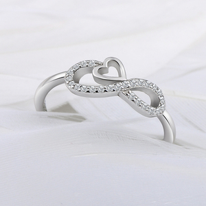 <span class=keywords><strong>Anello</strong></span> a Cuore <span class=keywords><strong>Infinito</strong></span> alla Moda in <span class=keywords><strong>Argento</strong></span> 925, Anelli di Fidanzamento, Gioielli per Donne - Product Image 5