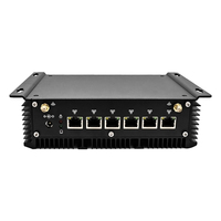 Faible puissance 2 Wifi 4 Usb Rs232 Com Port Pcie Box Case Industriales I3 12V 5A Rs232 Com Mini Pc industriel sans ventilateur 4G avec Ssd