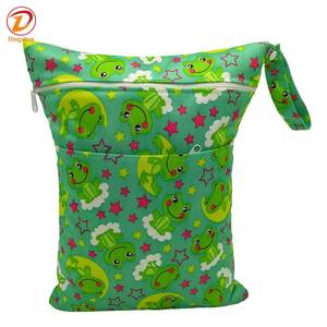 Sac à couches en tissu imperméable avec Double fermeture éclair, pour couches, imperméable, <span class=keywords><strong>de</strong></span> petite taille, pour les costumes <span class=keywords><strong>de</strong></span> <span class=keywords><strong>bain</strong></span>, pour bébés et enfants, étiquette privée - Product Image 4