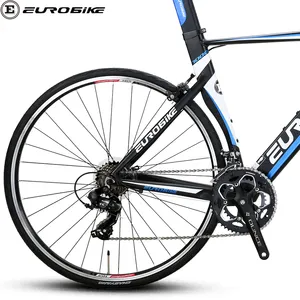 Eurobike XC7000 सड़क बाइक 54 cm 50cm प्रकाश एल्यूमीनियम मिश्र धातु 6061 फ्रेम 14 गति 700C सड़क साइकिल A050 रेसिंग बाइक