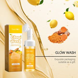 Fábrica Direta Personalizado Cuidados Com A Pele Cúrcuma Orgânica Lemon Kojic Ácido Iluminador Pele Limpeza Rosto Hidratante Mousse Facial - Product Image 5