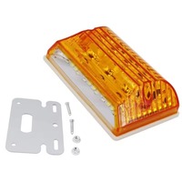 1 pièce, feux de dégagement pour camion à 20 LED, feux de positionnement LED 24V pour éclairage de remorque, lampe latérale de fourgon, LED multicolores rouge, jaune, blanc, bleu