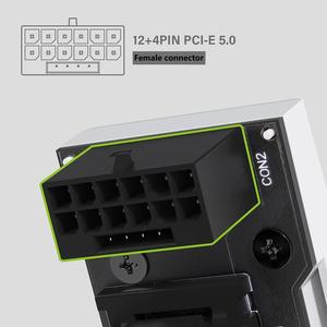 <span class=keywords><strong>Adaptateur</strong></span> Psu externe PCIe 5.0 Gpu ATX 3.0 <span class=keywords><strong>12VHPWR</strong></span> 12 + 4 16Pin 450W <span class=keywords><strong>adaptateur</strong></span> de câble Psu - Product Image 6