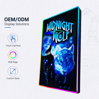 Monitor de Pantalla Táctil de 21.5, 23.8, 27, 32 y 43 Pulgadas, Monitor para Juegos con Luces LED, Pantalla LED para Máquinas de Juegos de Habilidad y Máquinas de Diversión