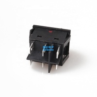 ON OFF sur DPDT 6 broches interrupteur à bascule illuminé 30A 250V avec lumière 120V