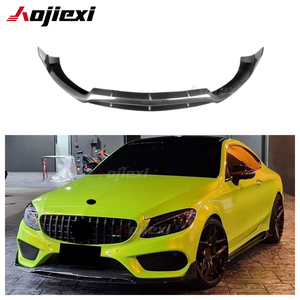 Lame de pare-chocs avant en fibre de carbone de style BS de haute qualité pour <span class=keywords><strong>Mercedes</strong></span> <span class=keywords><strong>Benz</strong></span> W205 Pre-LCI Classe C C43 <span class=keywords><strong>Coupé</strong></span> 15-18 - Product Image 1