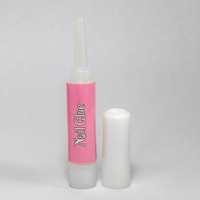Quantité minimale de commande bas personnalisé Super fort colle à ongles professionnel marque privée Transparent 2G ongles conseils colle Gel pour presse sur les ongles