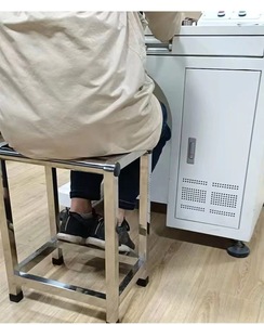 Tabouret <span class=keywords><strong>bas</strong></span> multifonctionnel en acier inoxydable, imperméable, souple et épaissi, pour salle de bain, cuisine, préparation culinaire et atelier - Product Image 6