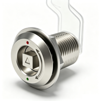 Loquet de compression E3, en acier inoxydable, actionné par outil, type compact, à prise fixe, taille 20,1 mm