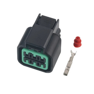 6 Pin Waterproof Fog <b>Light</b> <b>Socket</b> Connector For Hyundai Kia Cars Black Plastic IP20 Male Female Terminal - Product Image 2