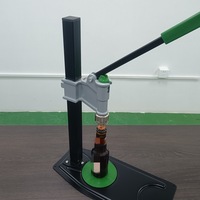 Machine manuelle de capsulage de bouteilles à hauteur réglable pour bouteilles de boissons, bière artisanale et soda