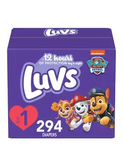 Tã luvs, tã bảo vệ rò rỉ cấp chuyên nghiệp, (cỡ 3,4,5,6,7) gói đếm 294 giá số lượng lớn