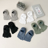 Chaussettes d'orteil de compression Chaussettes d'orteil invisibles Chaussettes respirantes invisibles à cinq doigts