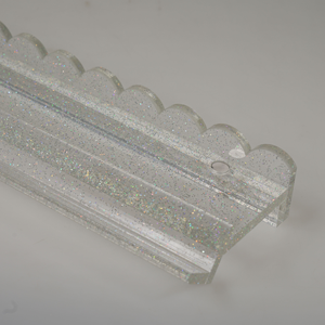 UV logo <b>Printing</b> <b>Rack</b> Set for Mahjong Brand Special Glitter Transparent Acrylic <b>Rack</b> Set and Magnetic Pusher - Product Image 5