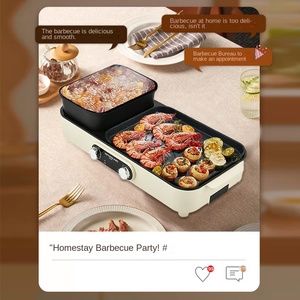 กระทะย่างบาร์บีคิว2 in 1แบบไร้ควันกระทะย่างบาร์บีคิวสไตล์เกาหลี - Product Image 4