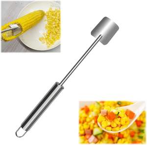 Éplucheur <span class=keywords><strong>de</strong></span> maïs à long manche en acier inoxydable, outil <span class=keywords><strong>de</strong></span> séparation rapide et facile pour éliminer les épis <span class=keywords><strong>de</strong></span> maïs - Product Image 5