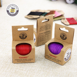 Fil à bijoux fait main pour bricolage M80(0.80mm) 150 m/rouleau Nanmei tresse fil de polyester ciré - Product Image 1