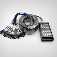 Câble audio DMX XLR 3 broches 28 voies avec alimentation pour événements, mariages et fêtes