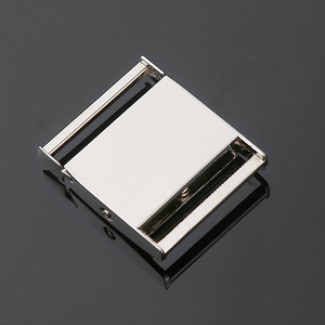 Hebilla de marco cuadrado de 25 mm de aleación plateada, accesorio de ferretería para bolsos, mochilas, cinturones y ropa, hebilla de seguridad - Product Image 2