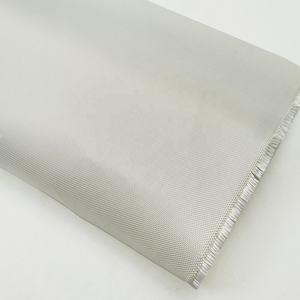 Высококремнеземная двухсторонняя ткань 96% Sio2 огнеупорная высококремнеземная Стекловолоконная Ткань 600 г высококремнеземная одежда для противопожарных одеял - Product Image 4