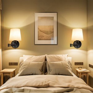 High Quality LED Glass Metal <b>Wall</b> Lamp With Chain Switch Outdoor <b>Bedside</b> and Surface Mount <b>Lighting</b> - Product Image 1