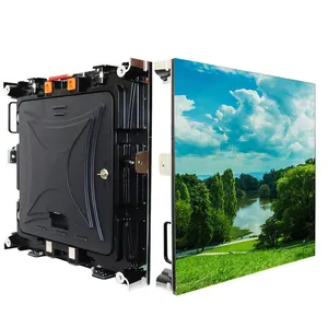 rental led display screen indoor P6 576*576mm led display video wall with die casting aluminum cabinet Led pantalla