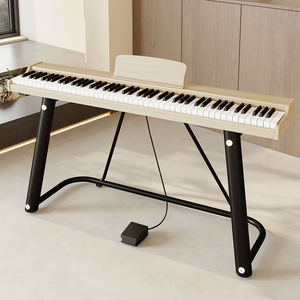 Clavier de piano numérique portable à touches lestées avec 88 touches, technologie sensible au toucher, haut-parleur intégré pour usage domestique - Product Image 4