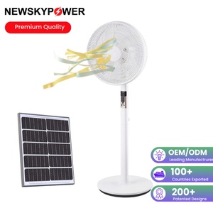 Ventilador Solar Recargable de 16 Pulgadas con Motor sin Escobillas, 35 Horas de Funcionamiento, para Reventa, T919 2025, Gran Venta - Product Image 4