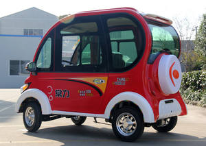 Fourgonnette électrique de haute qualité pour adultes - Transmission automatique, intérieur sombre, caméra arrière, conduite à gauche, nouveaux phares LED, toit ouvrant - Product Image 3