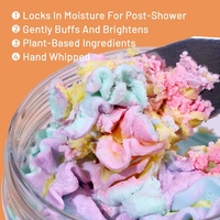Savon gommage corporel au beurre de karité personnalisé Crème de bain melon d'eau fraise latte Rasage Produit de beauté pour soins personnels