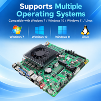 Motherboard Mini ITX Industri Baru 6 COM RS485 RS422 Hardware Watchdog GPIO Intel Core I5-8250U Generasi 6-9 2X DDR4 SO-DOMM Mini PCIe