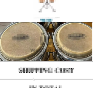 ראש bongo הראש drumheads שונים מפרטים שונים תוף כיסוי מלא מקצועי 7 + 9 אינץ 'אביזרים - Product Image 2