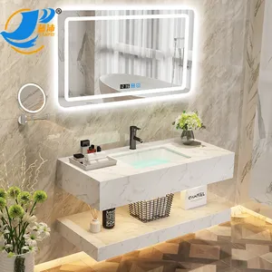 Lanjia AZ001-80 banheiro retangular, bacia para banheiro retangular com dois buracos lavatório clássico