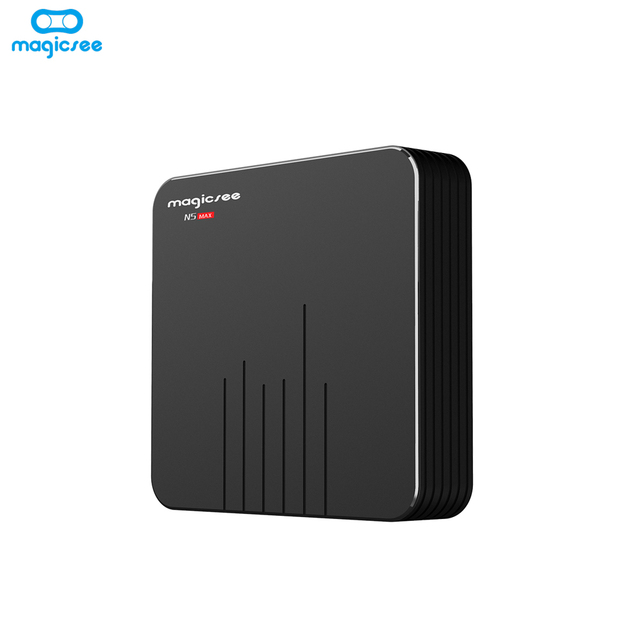 New Magicsee N5 Max S905X3 Android 9.0 Tv Box Support 8K google Play Store App Download 4GB 64GB Android 4k iptv Box