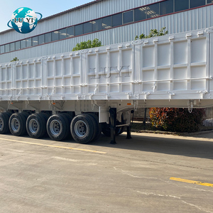 Vente chaude Remorque <span class=keywords><strong>à</strong></span> benne latérale pour l'exploitation minière/la carrière, construction robuste, système de suspension pneumatique personnalisable, capacité de 100 tonnes, 3/5/6 essieux - Product Image 6