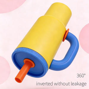 Gobelet isotherme <span class=keywords><strong>en</strong></span> acier inoxydable <span class=keywords><strong>de</strong></span> 40 oz avec poignée, maintien <span class=keywords><strong>de</strong></span> la chaleur et du froid pendant 6 à 12 h, anti-fuite, avec paille et couvercle à paille, tasse thermos - Product Image 3