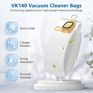 Remplacement de <span class=keywords><strong>sac</strong></span> à poussière en tissu microfibre pour Vor werk <span class=keywords><strong>Kobold</strong></span> VK140 <span class=keywords><strong>VK150</strong></span> aspirateurs pièces <span class=keywords><strong>sac</strong></span> à poussière - Product Image 5