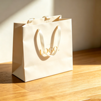 Sacs en papier de luxe noirs avec poignées, personnalisables avec votre logo, pour emballages cadeaux, vêtements, chaussures et sous-vêtements – Fournisseur chinois