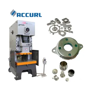 ACCURL Automatic Metal Coins Making Stamping Deep Throat C Frame Hydraulic Press Machine