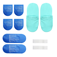 Pieds enflés Thérapie par le froid Lot de 3 chaussettes en gel de glace réutilisables chaudes et froides pour la douleur, l'enflure des blessures de la cheville du pied.