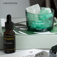 Diffuseur d'huiles essentielles en pierre de cristal naturelle, désodorisant de maison aromathérapie diffuseur d'huiles essentielles en cristal de maison