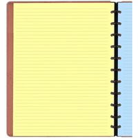 Cuaderno de Espiral con Tapa de PVC, Hojas A4 Rayadas, para Notas y Recambios de Planificador