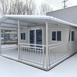 Modern 40 Ft 20 Ft Prefab Movable Container House 4 Bedroom Prefabricated Villa Expandable Features for Office Hotel Ready Ship - Product Image 6